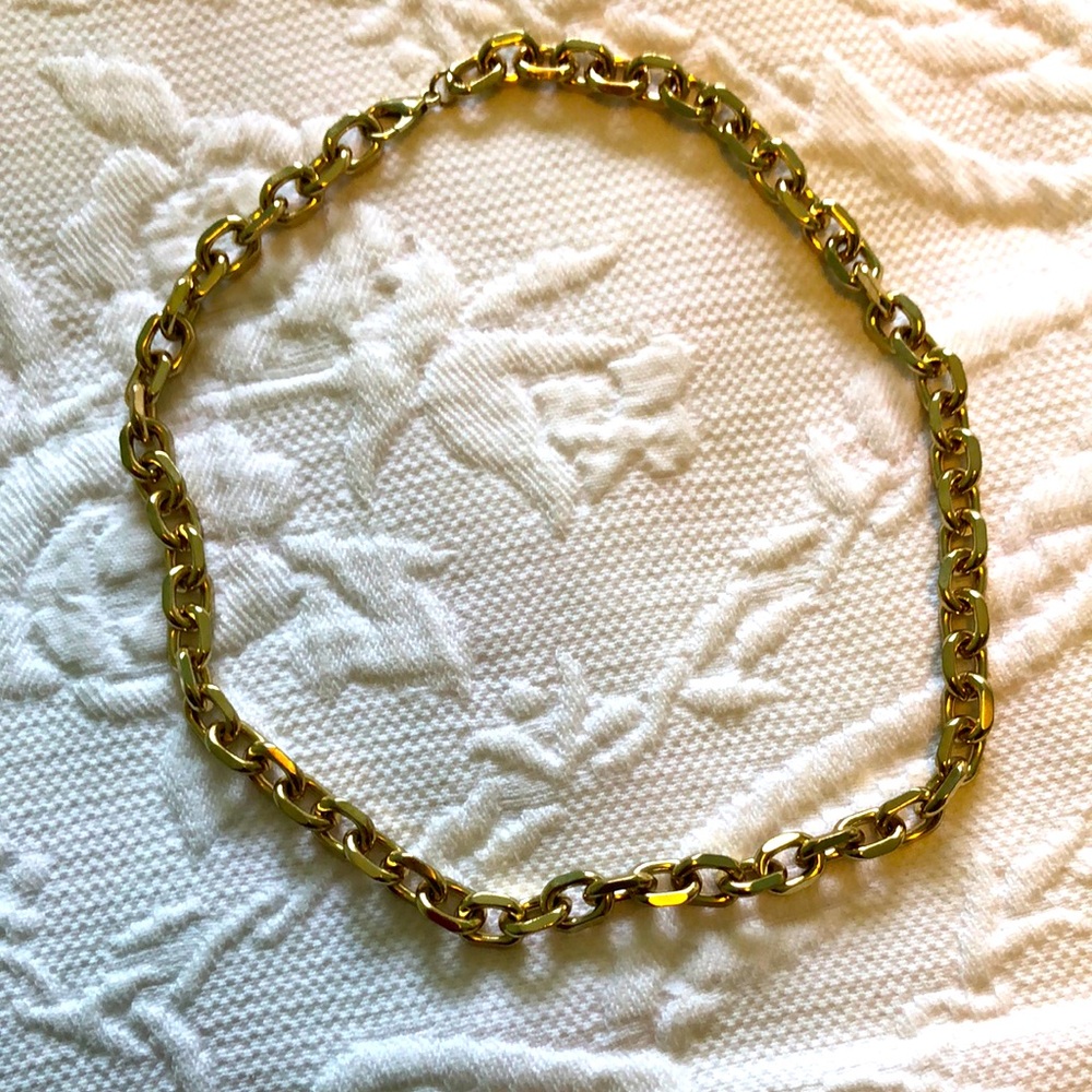 Elegant Gold plated Chain Necklace